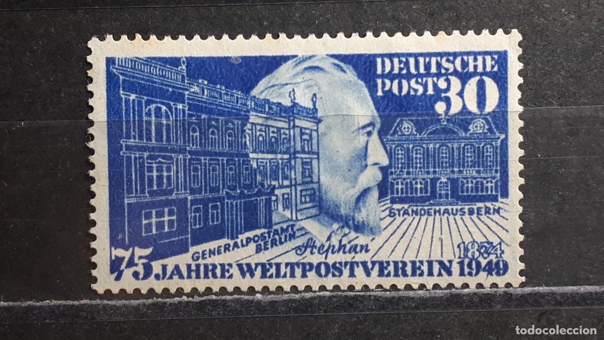 Sellos: ALEMANIA. BIZONA. A&Ntilde;O 1949. (*). YVERT 82