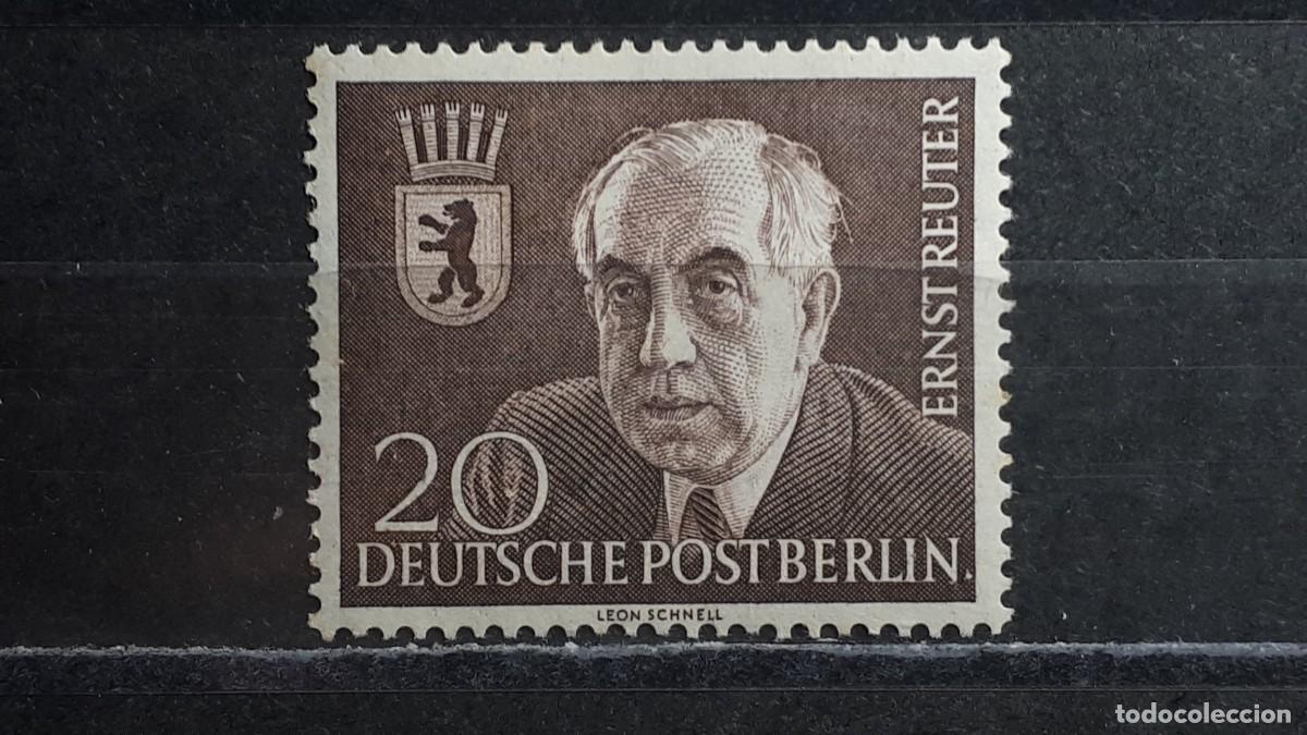 Sellos: ALEMANIA. BERL&Iacute;N . A&Ntilde;O 1954. **. YVERT 103