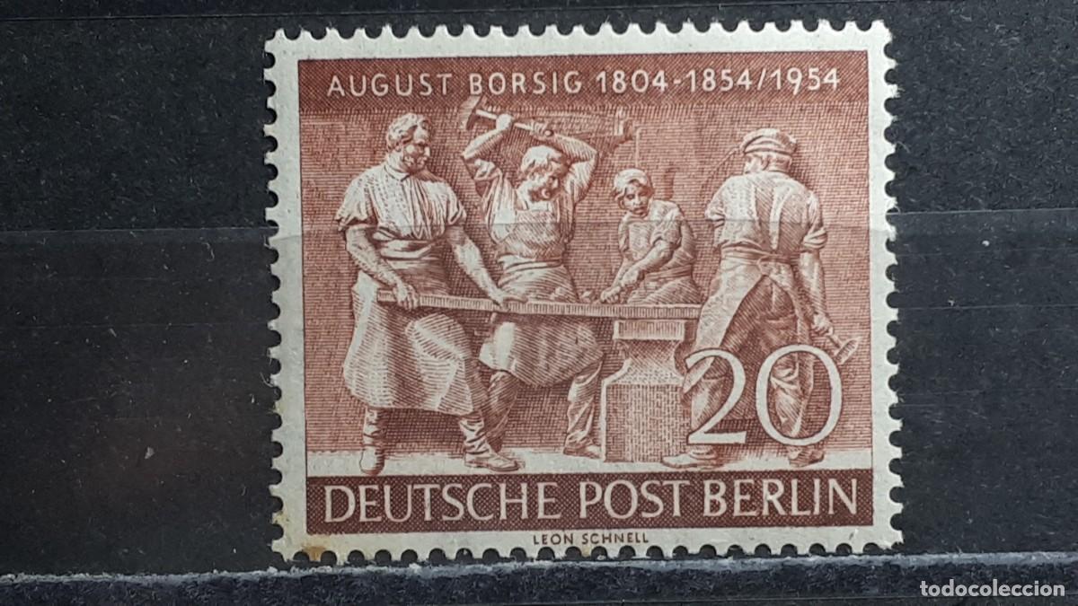 Sellos: ALEMANIA. BERL&Iacute;N . A&Ntilde;O 1954. *. YVERT 110