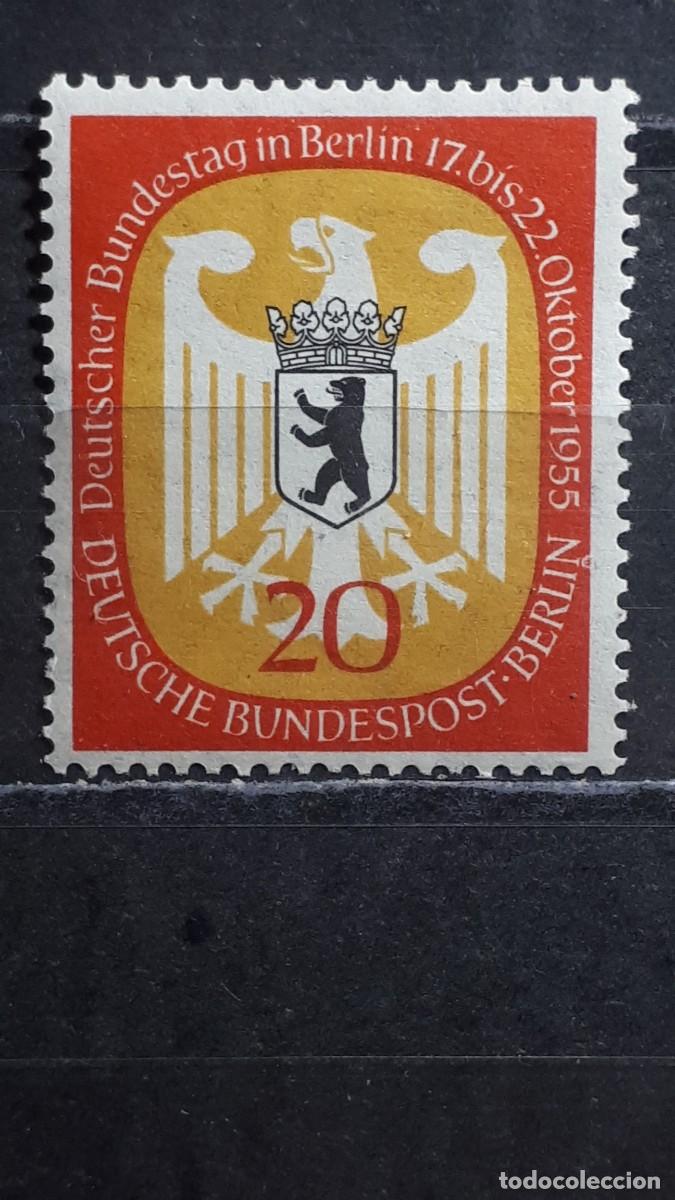 Sellos: ALEMANIA. BERL&Iacute;N . A&Ntilde;O 1955. **. YVERT 114/5