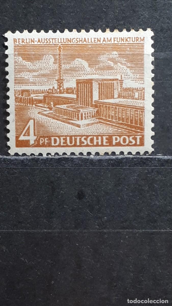 Sellos: ALEMANIA. BERL&Iacute;N . A&Ntilde;O 1953. **. YVERT 98