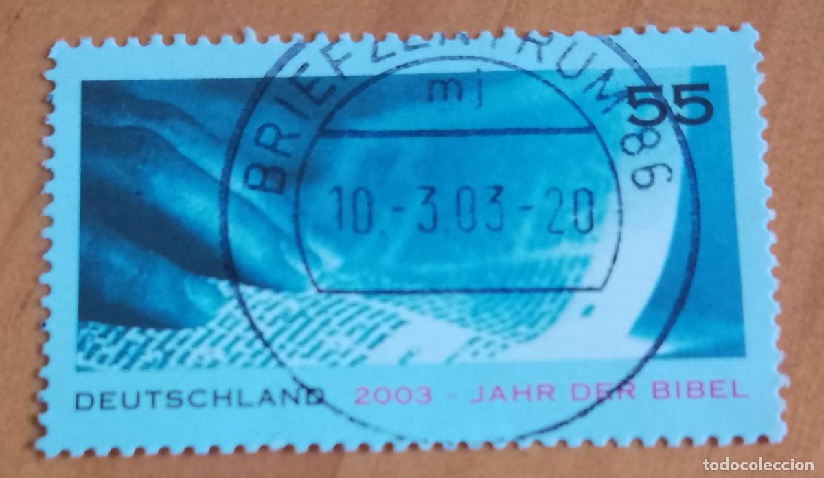 Sellos: ALEMANIA - V/F 55 - A&Ntilde;O 2003 - A&Ntilde;O B&Iacute;BLICO - VER DESCRIPCI&Oacute;N.