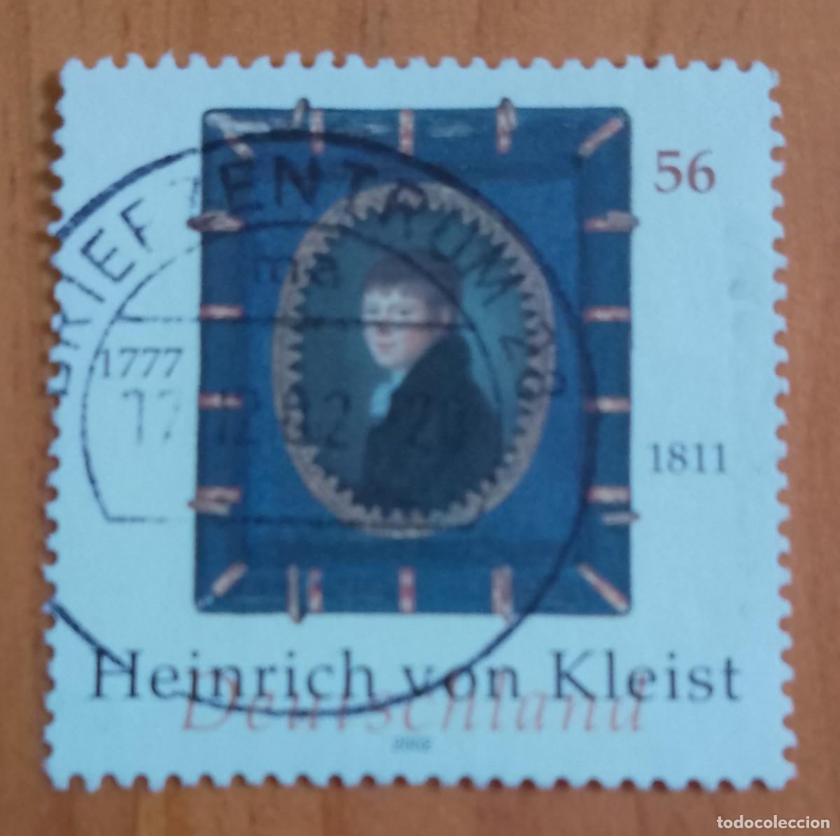 Sellos: ALEMANIA - V/F 56 - HEINRICH VON KLEIST, POETA