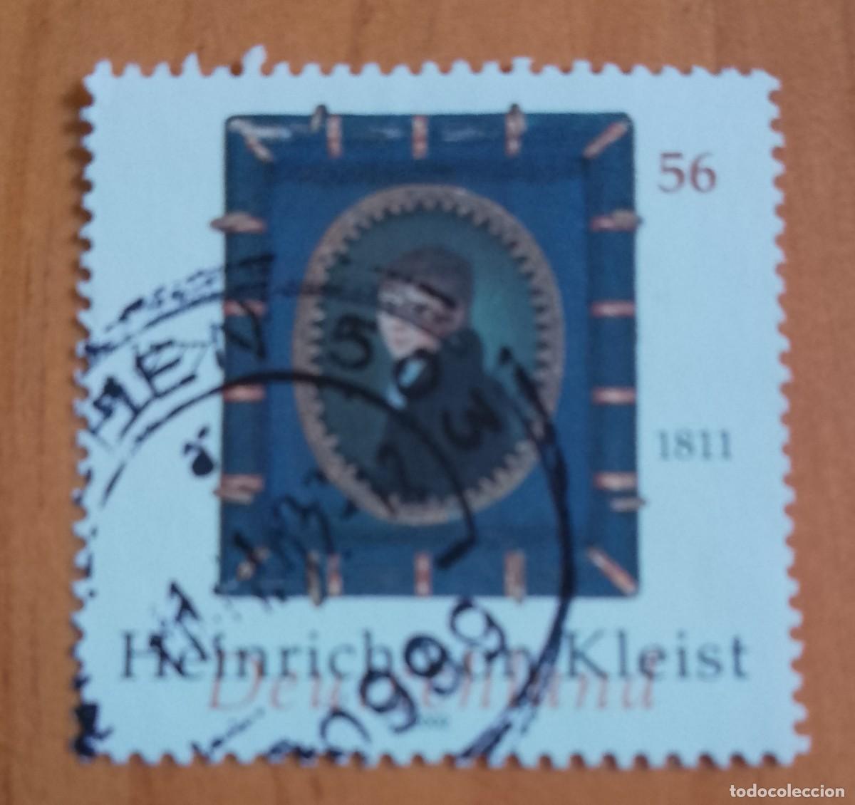 Sellos: ALEMANIA - V/F 56 - HEINRICH VON KLEIST, POETA