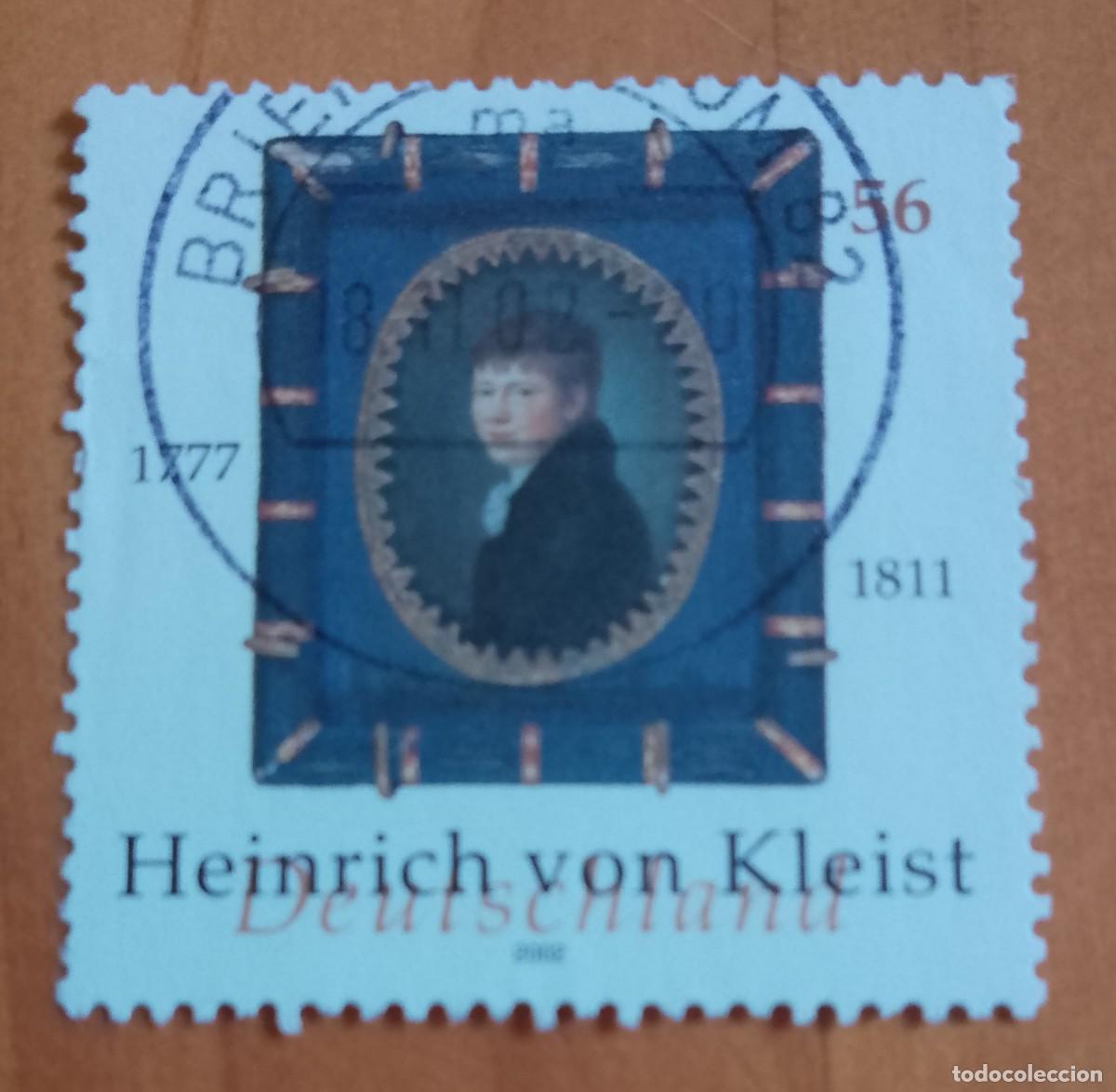 Sellos: ALEMANIA - V/F 56 - HEINRICH VON KLEIST, POETA