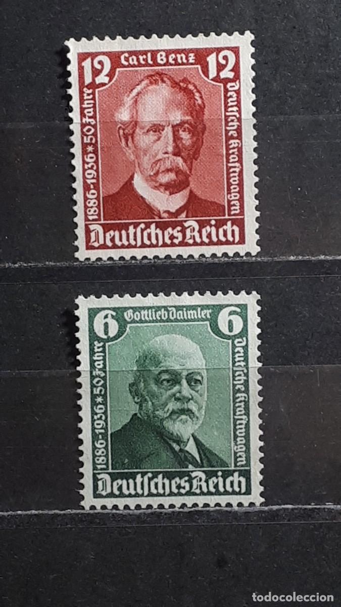 Sellos: ALEMANIA REICH. A&Ntilde;O 1935. (*). YVERT 562/3