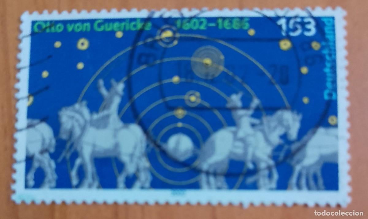 Sellos: ALEMANIA - V/F 153 - A&Ntilde;O 2002 - 400 ANIVERSARIO DE OTTO VON GUERICKE