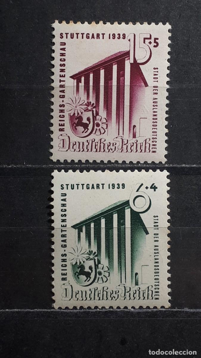 Sellos: ALEMANIA REICH. A&Ntilde;O 1939. */**. YVERT 632/3