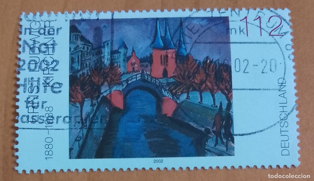 Sellos: ALEMANIA - V/F 112 - ERNST LUDWIG KIRCHNER 1880.1938, ARTE, PINTURA - YV 2109