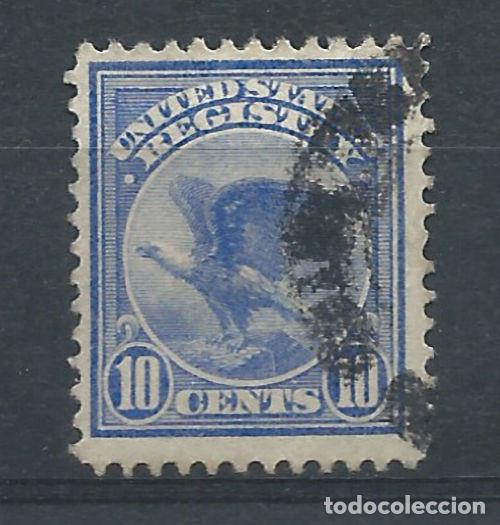 Sellos: &Eacute;tats-Unis Lettre Recommand&eacute;e N&deg;2 Obl (FU) 1911 - Aigle
