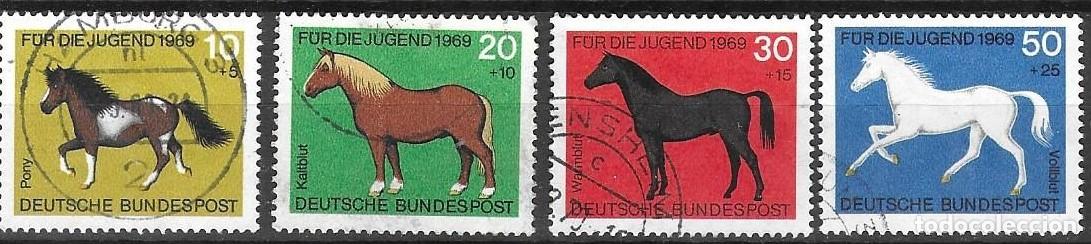 Briefmarken: SELLOS USADOS DE ALEMANIA 1969, YT 441/ 44