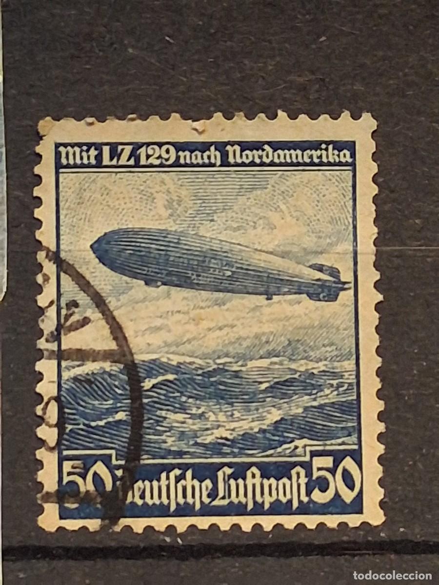 Sellos: ALEMANIA, IMPERIO, 1936, CAT.YT. PA.55.