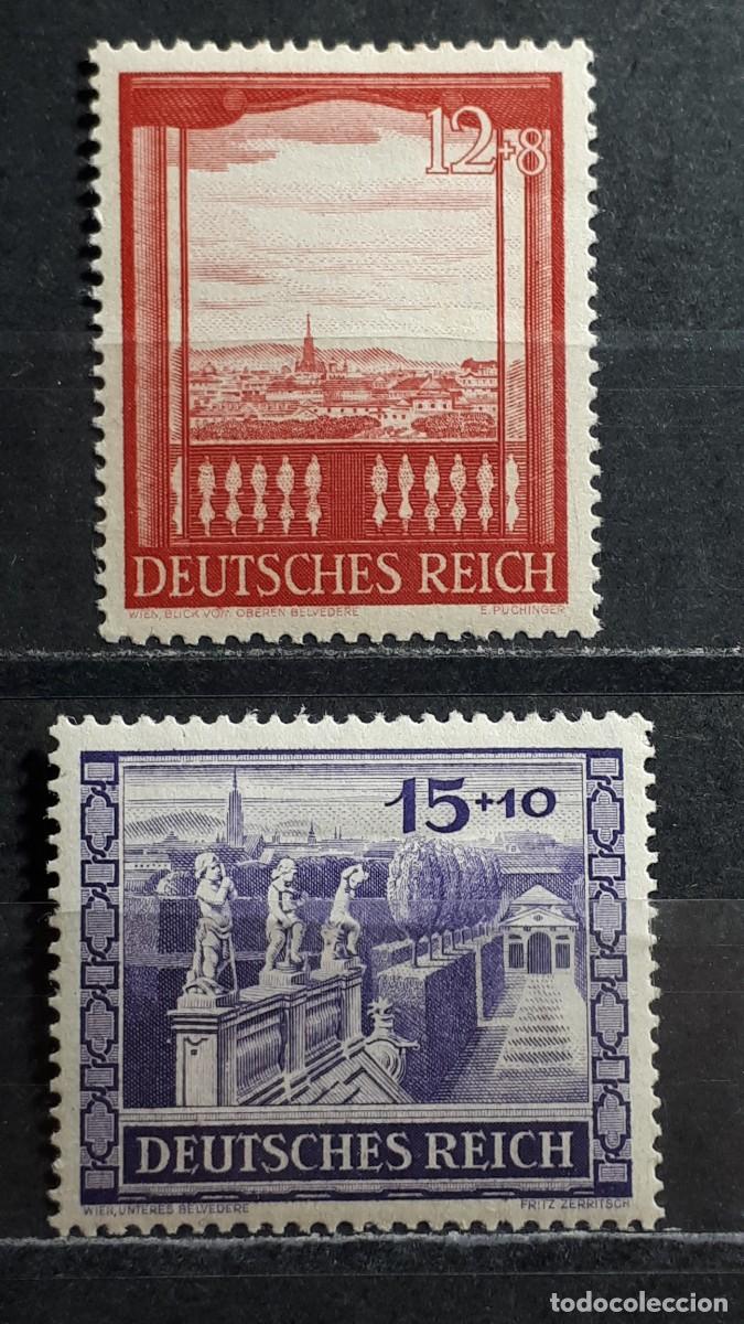 Sellos: ALEMANIA REICH. A&Ntilde;O 1941. *. YVERT 728/9