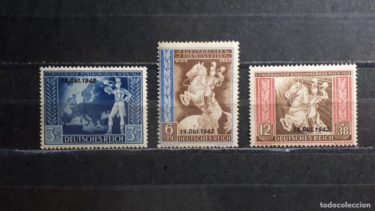 Sellos: ALEMANIA REICH. A&Ntilde;O 1942. *. YVERT 746A/C