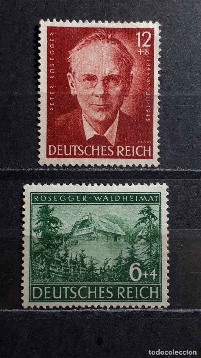 Sellos: ALEMANIA REICH. A&Ntilde;O 1943. (*) YVERT 773/4