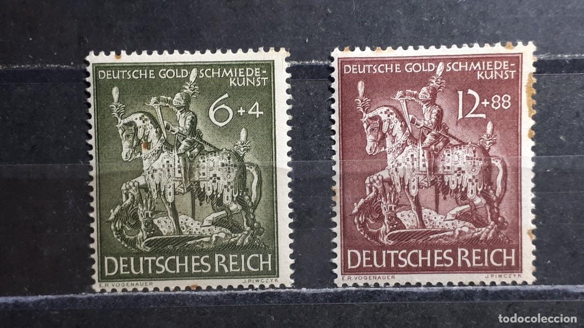 Sellos: ALEMANIA REICH. A&Ntilde;O 1943. *. YVERT 779/80