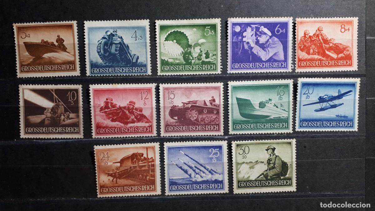 Sellos: ALEMANIA REICH. A&Ntilde;O 1944. (*). YVERT 791/803
