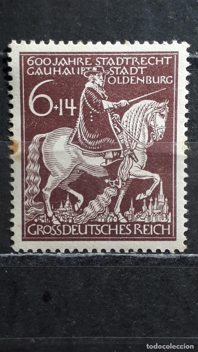 Sellos: ALEMANIA REICH. A&Ntilde;O 1944. **. YVERT 814