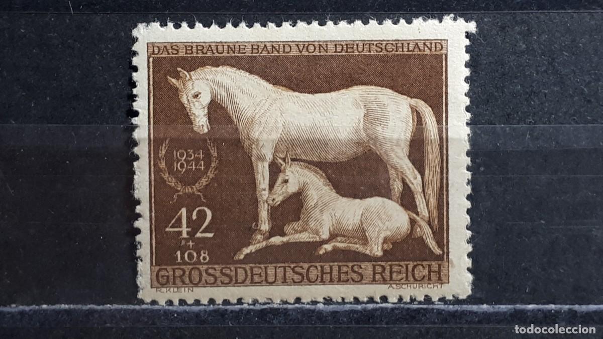 Sellos: ALEMANIA REICH. A&Ntilde;O 1944. *. YVERT 821