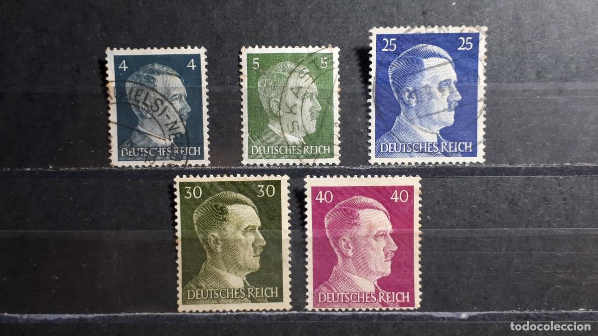 Sellos: ALEMANIA REICH. A&Ntilde;O 1941-3. &deg;/(*). YVERT 707/8, 717/9,