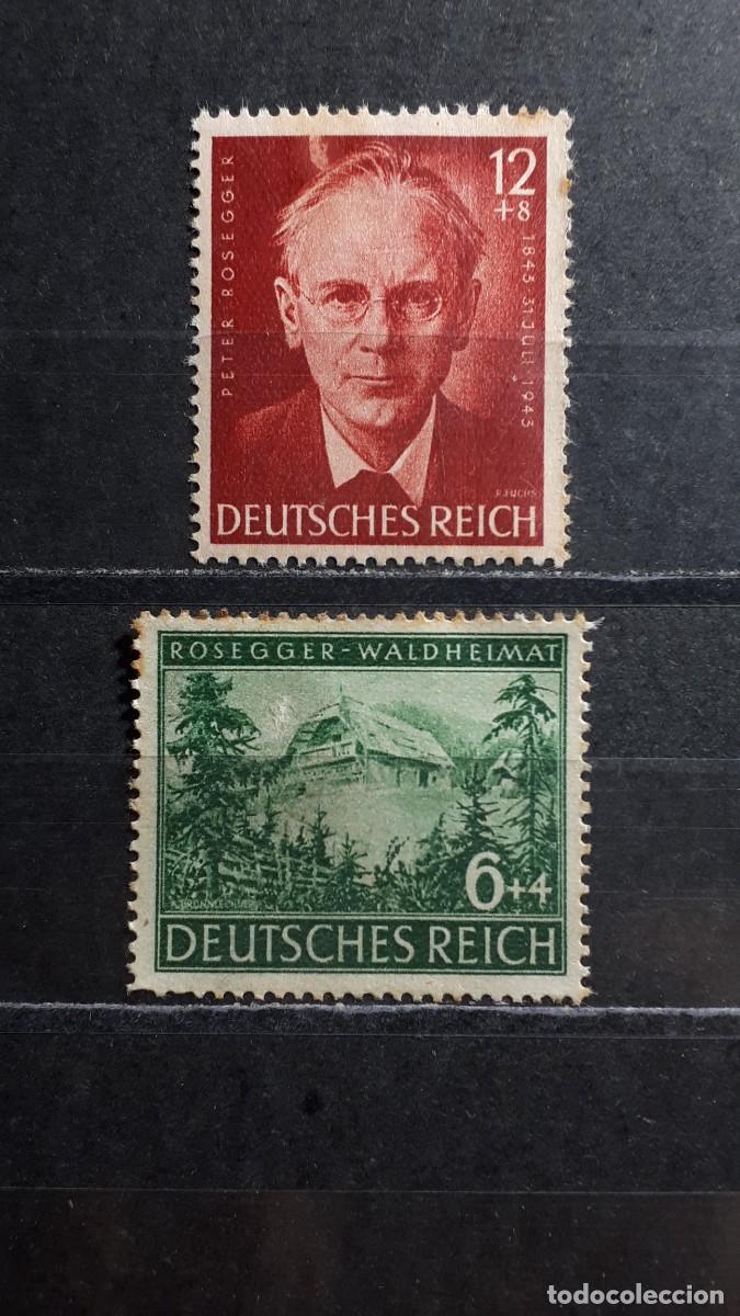Sellos: ALEMANIA REICH. A&Ntilde;O 1943. *. YVERT 773/4