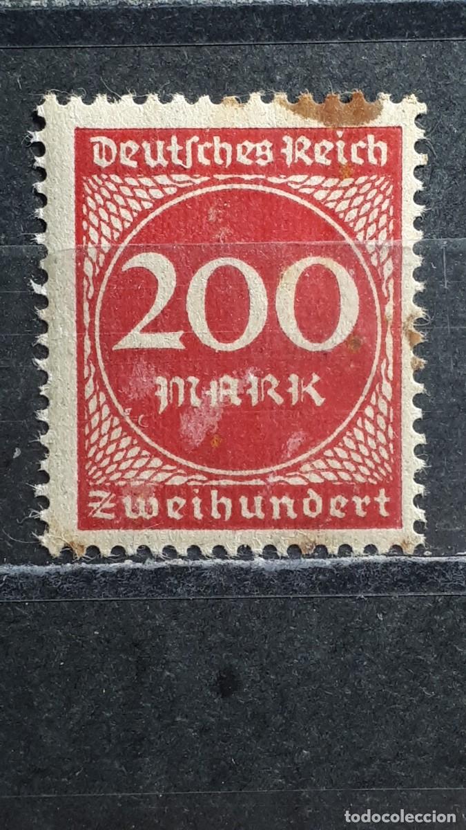 Sellos: ALEMANIA IMPERIO. A&Ntilde;O 1923. *. YVERT 244