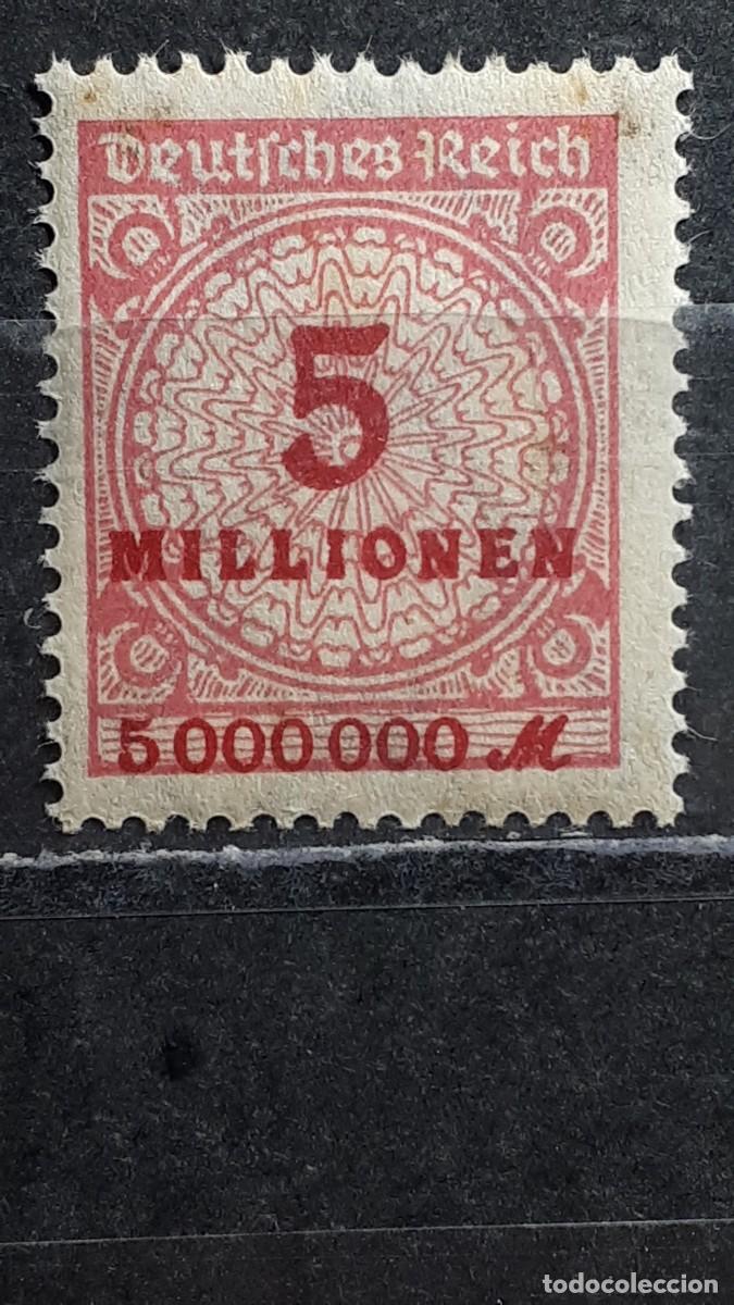 Sellos: ALEMANIA IMPERIO. A&Ntilde;O 1923. *. YVERT 298