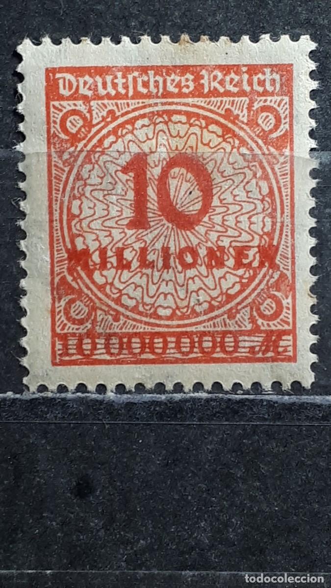 Sellos: ALEMANIA IMPERIO. A&Ntilde;O 1923. (*). YVERT 299