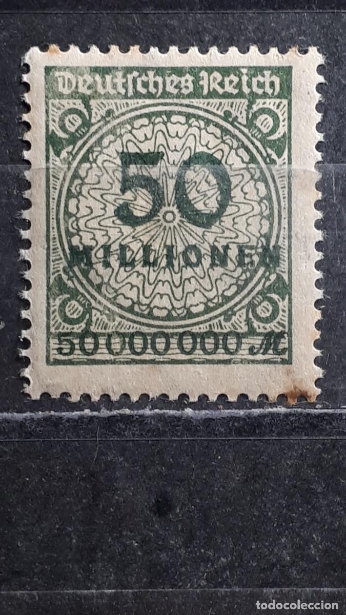 Sellos: ALEMANIA IMPERIO. A&Ntilde;O 1923. *. YVERT 302
