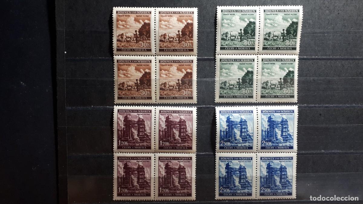 Sellos: ALEMANIA. BOHEMIA Y MORAVIA. A&Ntilde;O 1941. ** . YVERT 65/8
