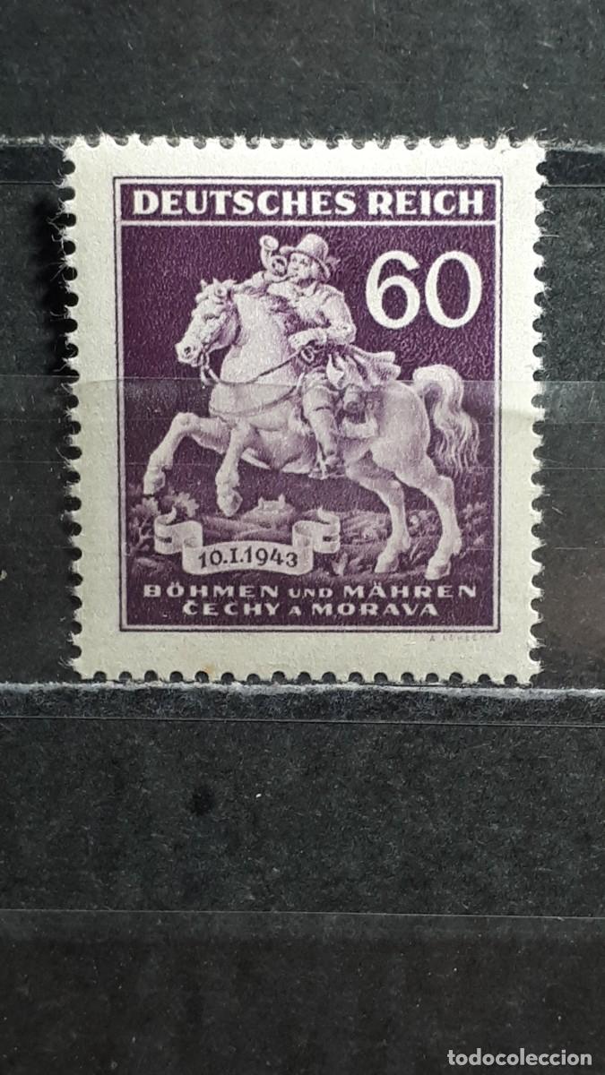Sellos: ALEMANIA. BOHEMIA Y MORAVIA. A&Ntilde;O 1943. *. YVERT 101