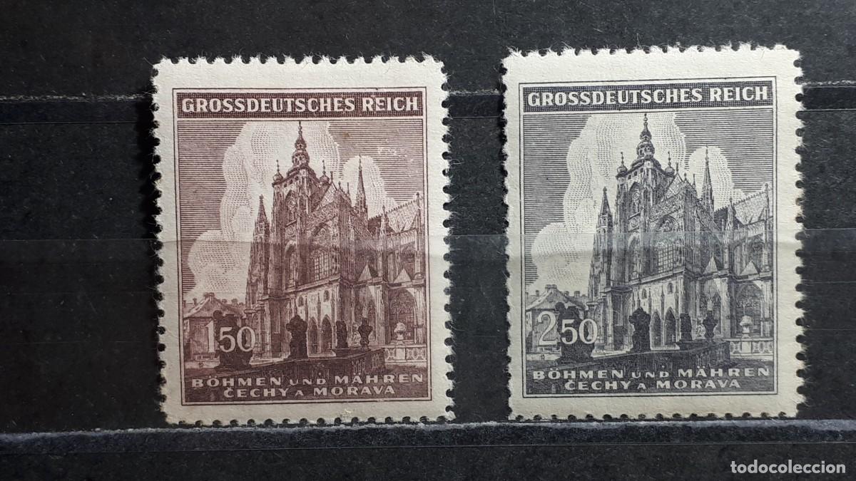 Sellos: ALEMANIA. BOHEMIA Y MORAVIA. A&Ntilde;O 1944. *. YVERT 119/20
