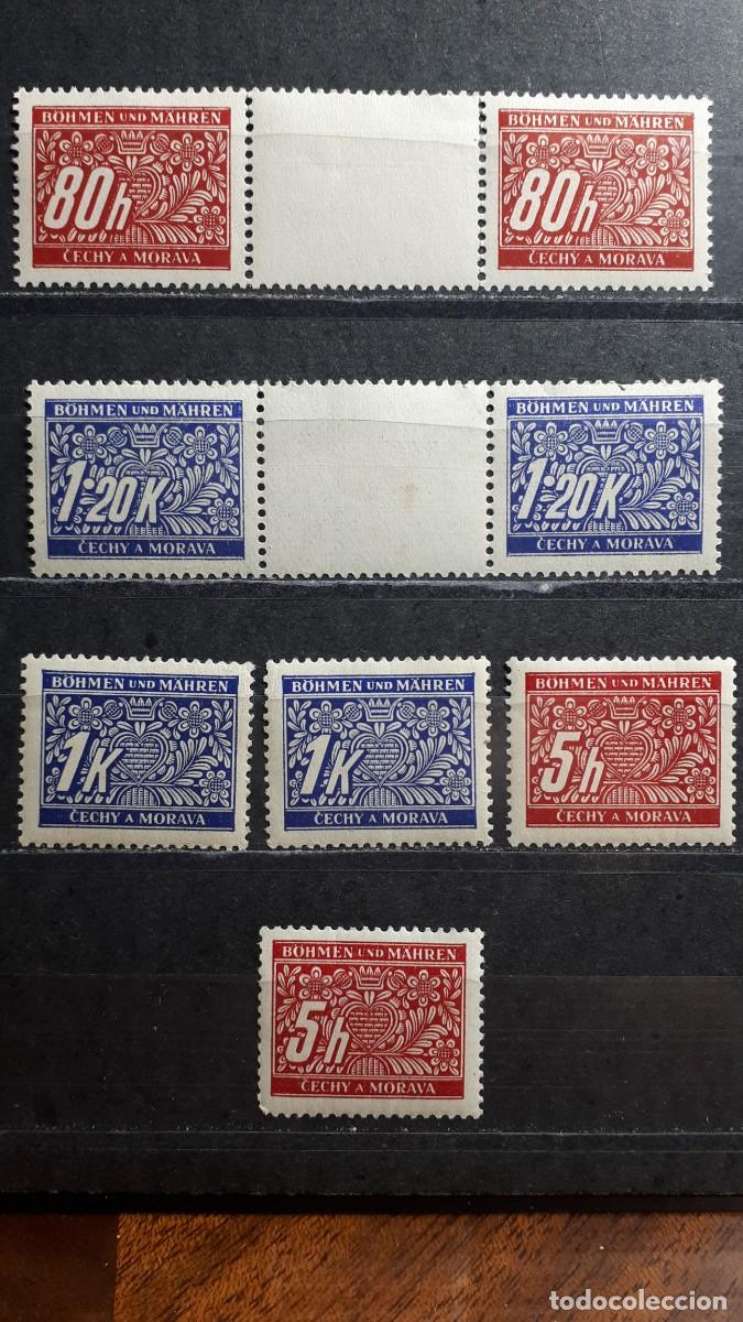 Sellos: ALEMANIA. BOHEMIA Y MORAVIA. A&Ntilde;O 1939-40. **. YVERT tasas a CATALOGAR