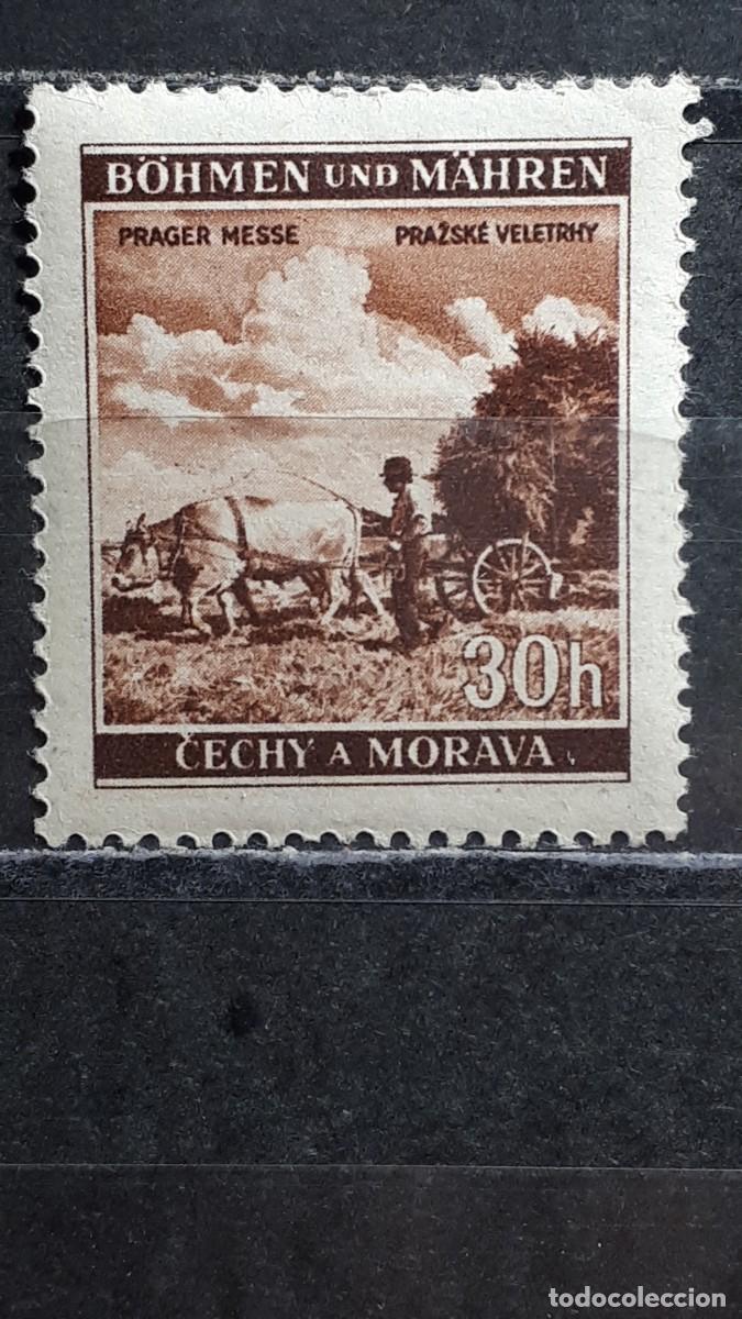 Sellos: ALEMANIA. BOHEMIA Y MORAVIA. A&Ntilde;O 1941. **. YVERT 65
