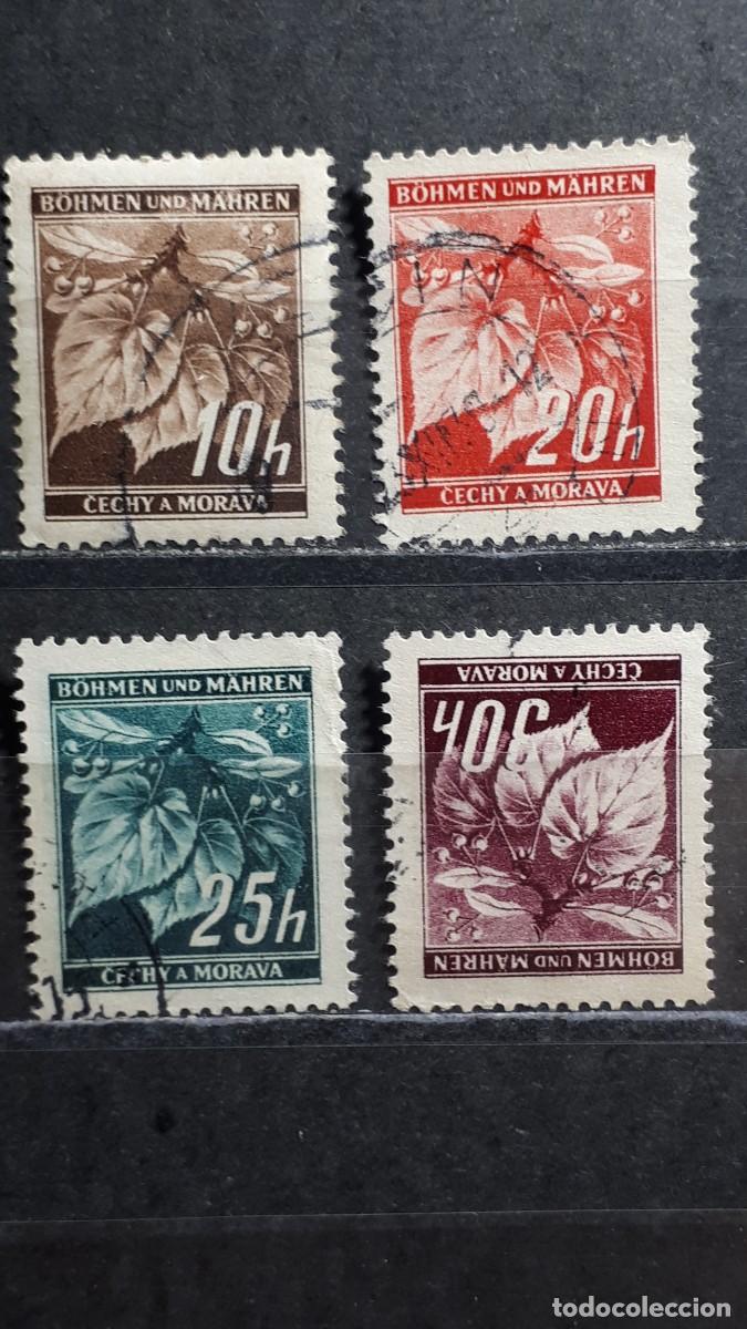 Sellos: ALEMANIA. BOHEMIA Y MORAVIA. A&Ntilde;O 1939. &deg;. YVERT 21/3, 25