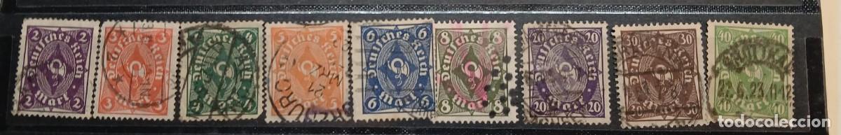 Sellos: Imperio alem&aacute;n 1922 Serie completa 2