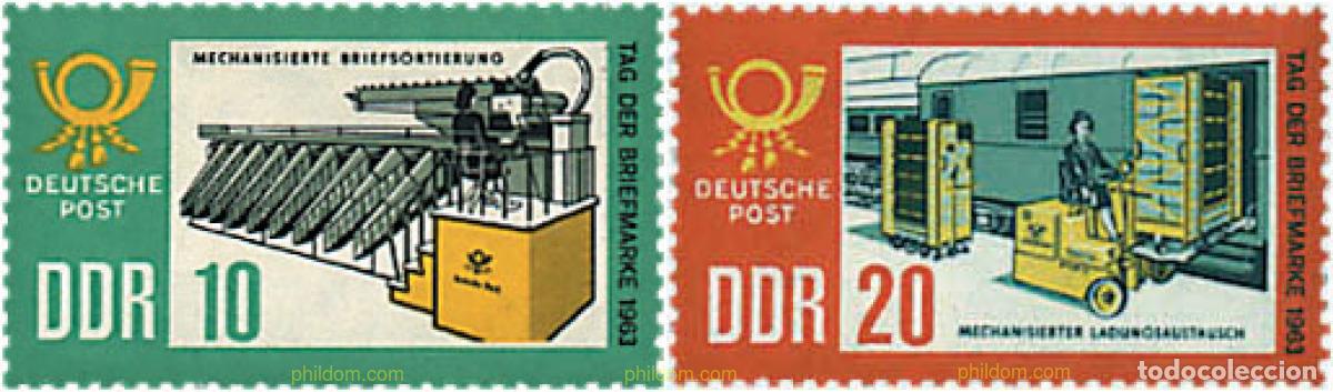 Sellos: 795062 MNH ALEMANIA DEMOCRATICA 1963 DIA DEL SELLO