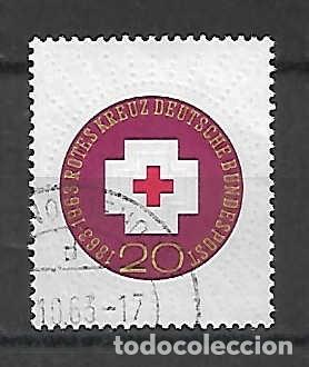 Sellos: CRUZ ROJA ,Centenario de la fundaci&oacute;n . Alemania , sello a&ntilde;o 1963