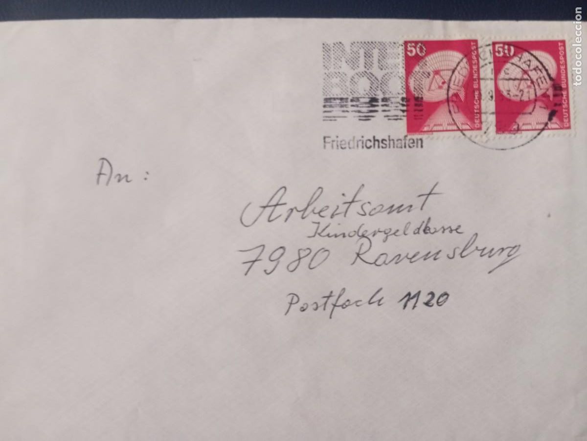 Sellos: ALEMANIA 1983, MATASELLOS ESPECIAL FEIEDRICHSHAFEN