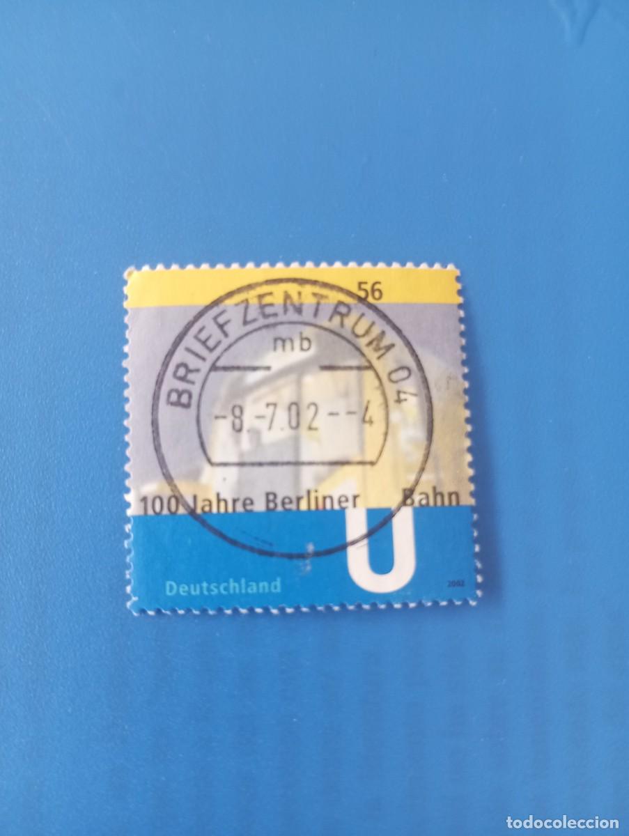Sellos: ALEMANIA, 2002, CENTENARIO DEL METRO DE BERL&Iacute;N, YT 2072