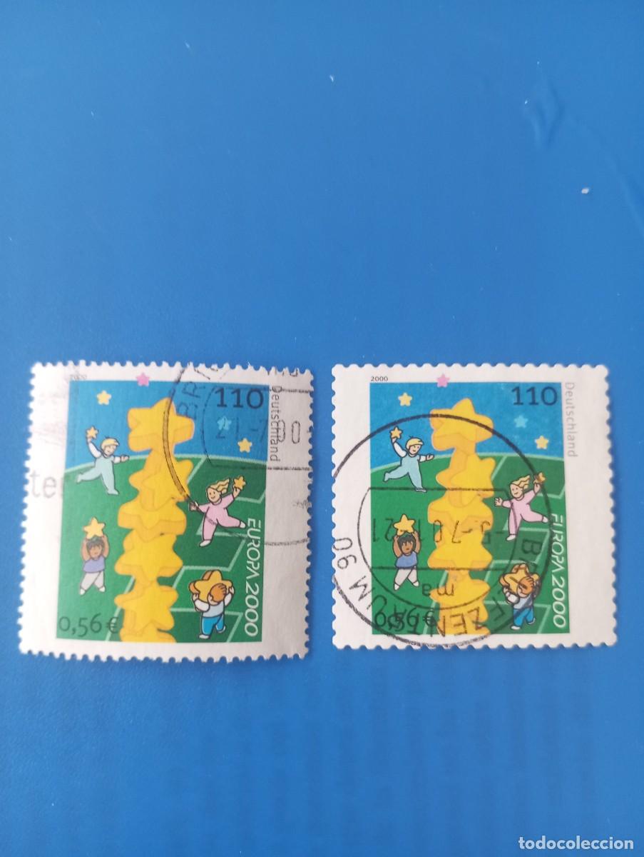 Sellos: ALEMANIA, 2000, EUROPA, YT 1945/6
