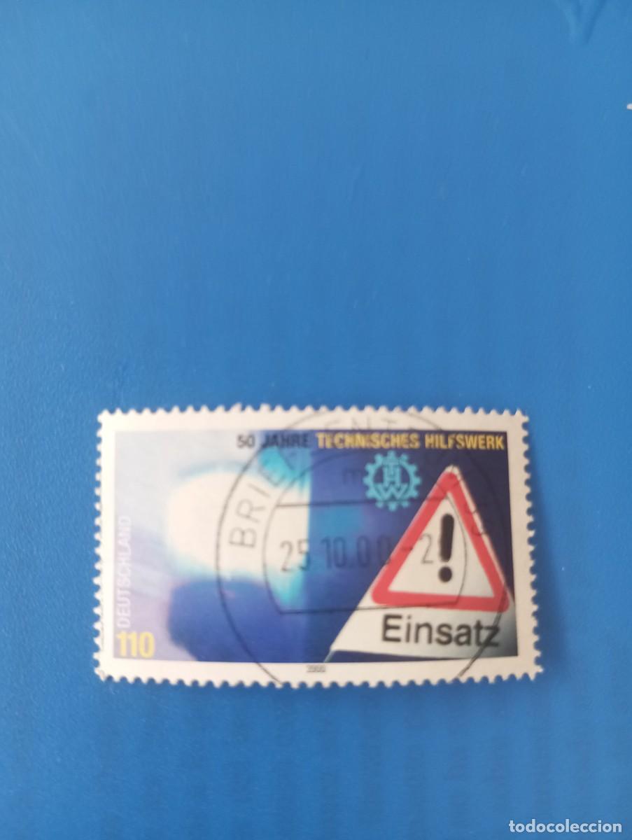 Sellos: ALEMANIA, 2000, CINCUENTENARIO DEL INSTITUTO FEDERAL DE SERVICIO DE SOCORRO T&Eacute;CNICO, YT 1957
