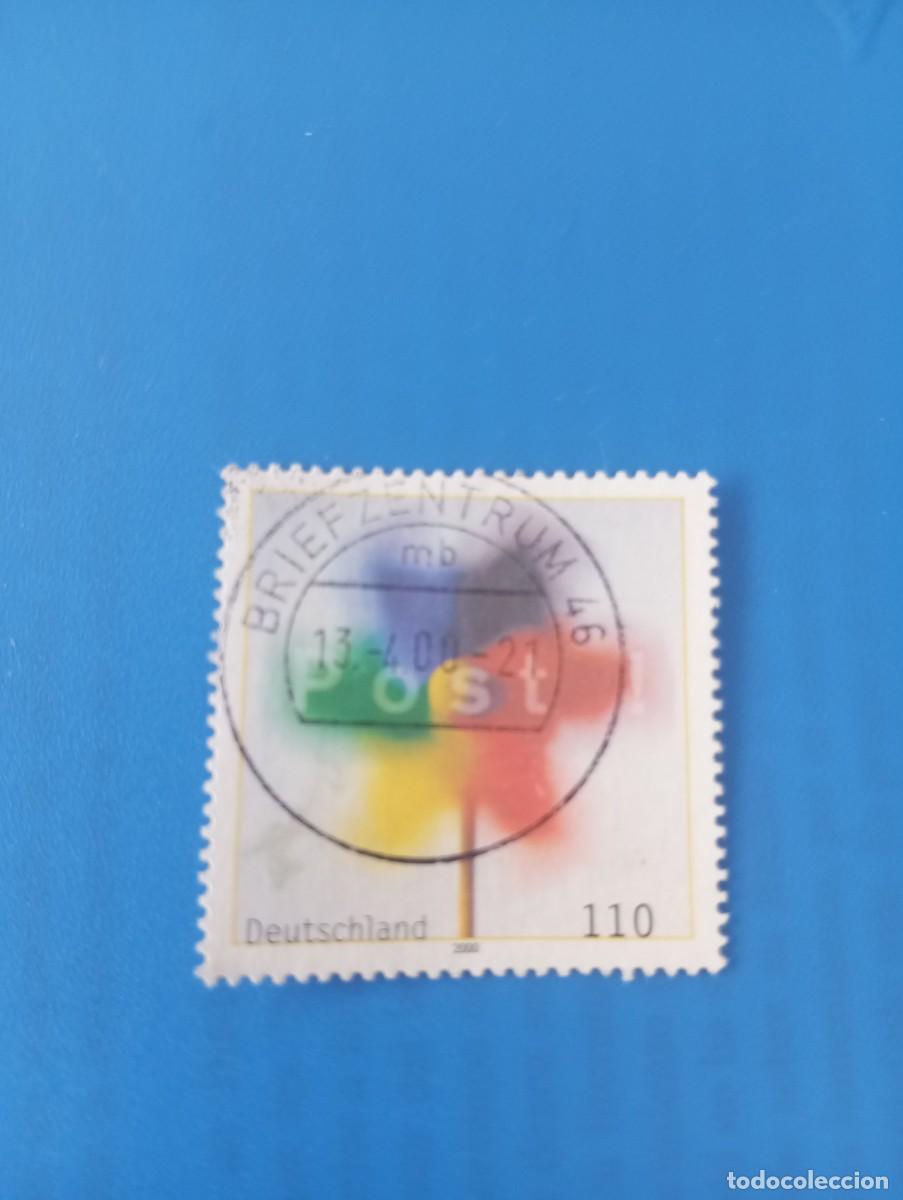 Sellos: ALEMANIA, 2000, SELLO DE MENSAJE, EL CORREO, YT 1938