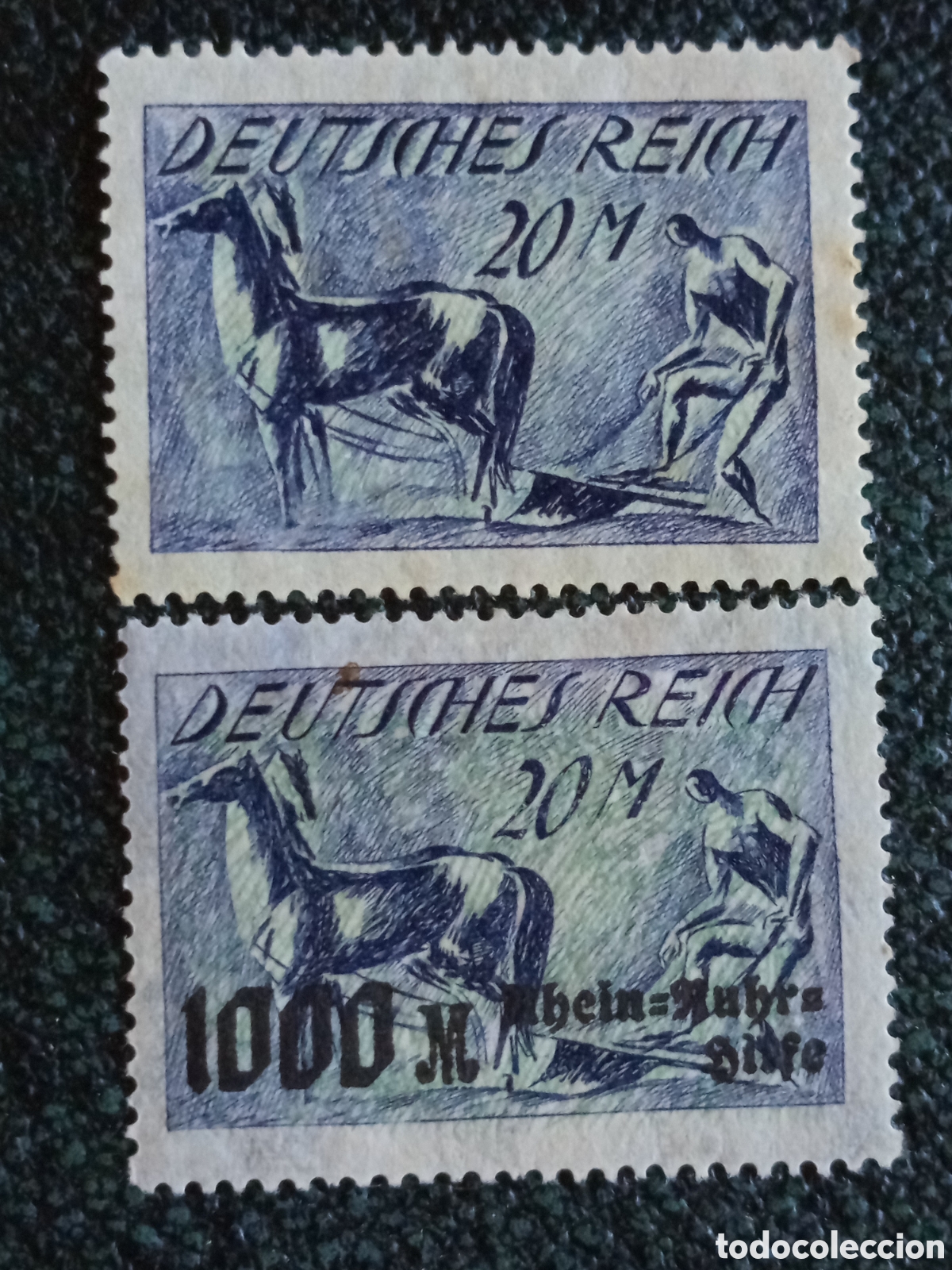 Sellos: Lote Sellos Alemania 1922/23 Michel 196 y 260 MH
