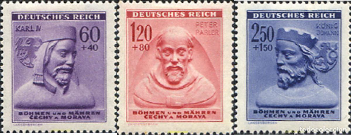 Sellos: 205392 MNH BOHEMIA Y MORAVIA 1943 PRO AUXILIOS DE INVIERNO