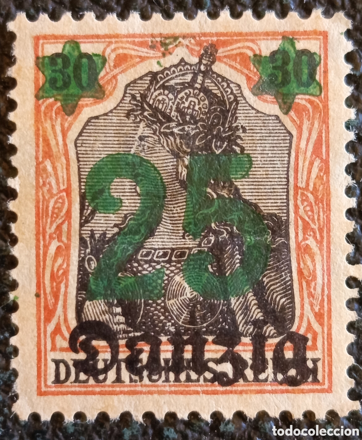 Sellos: Sello Danzig 1920 Michel 19 Nuevo MH Alemania