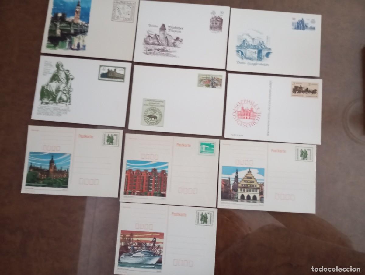 Sellos: ALEMANIA ORIENTAL, DDR, LOTE DE 19 ENTERO POSTALES ILUSTRADOS. VER FOTOS
