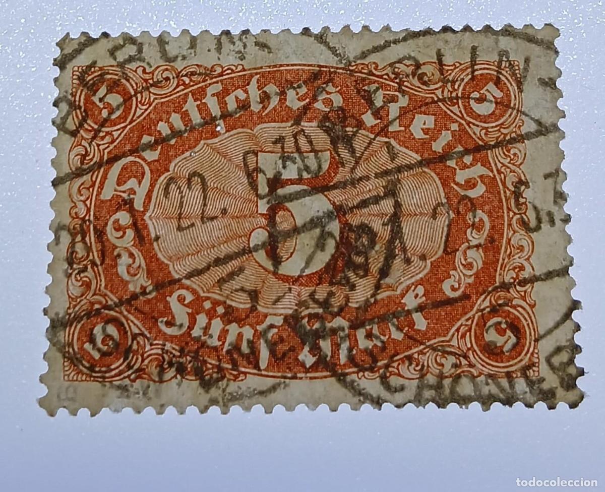 Sellos: M174a Imperio alem&aacute;n 1921 firmado Inflaberlin