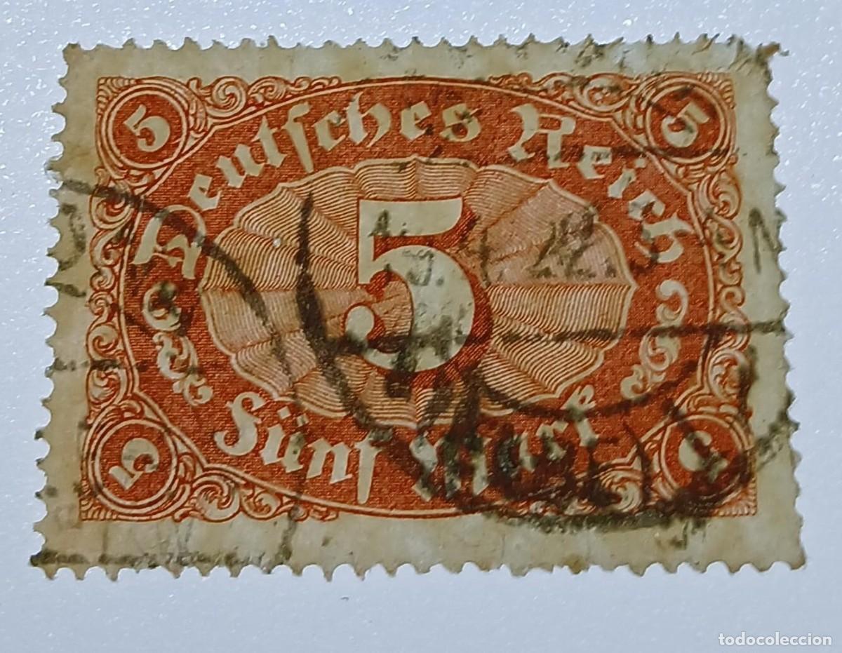 Sellos: M174a Imperio alem&aacute;n 1921 firmado Inflaberlin