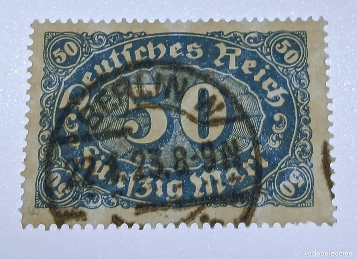 Sellos: M246a Imperio alem&aacute;n 1923 firmado Inflaberlin